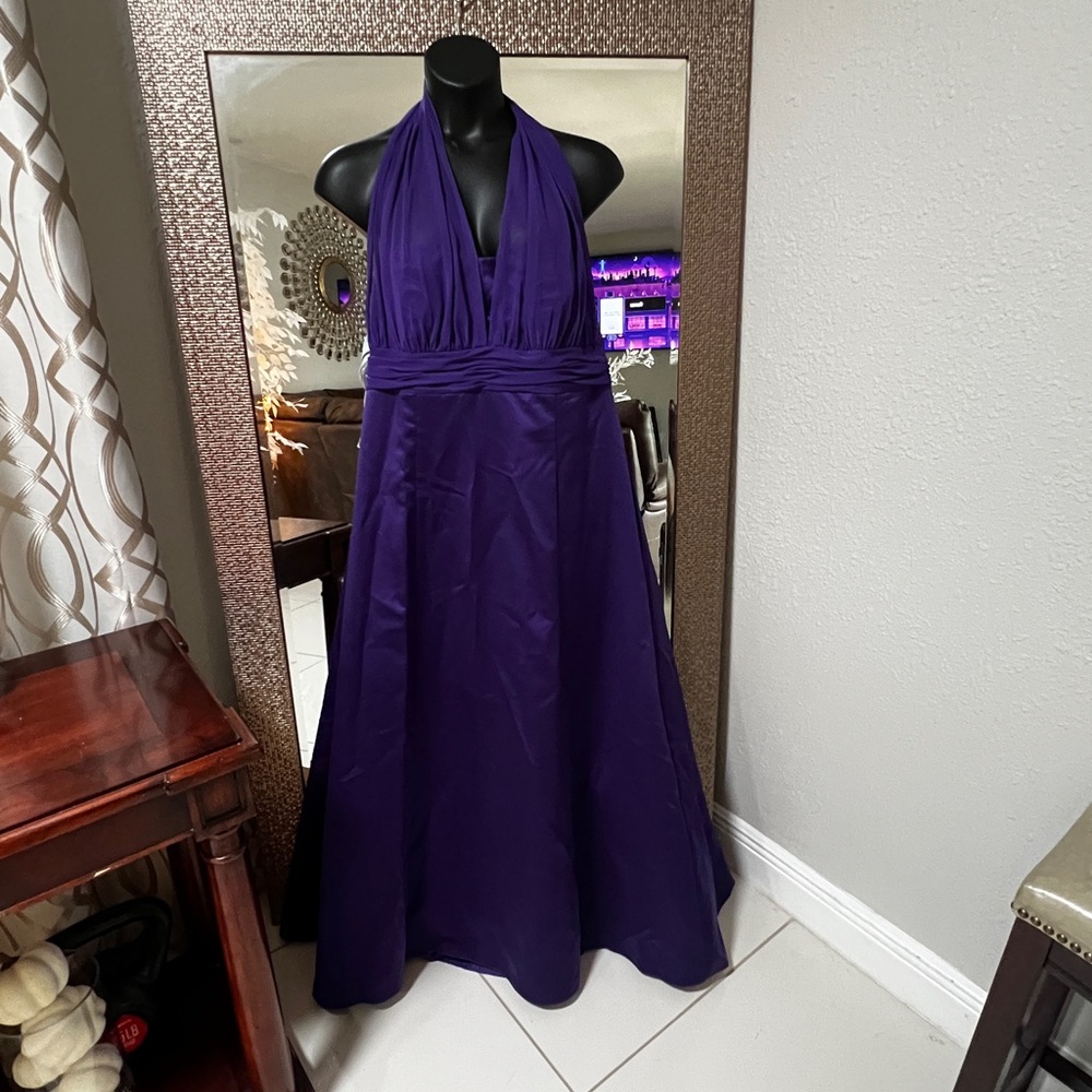 Plus size  Purple Gown